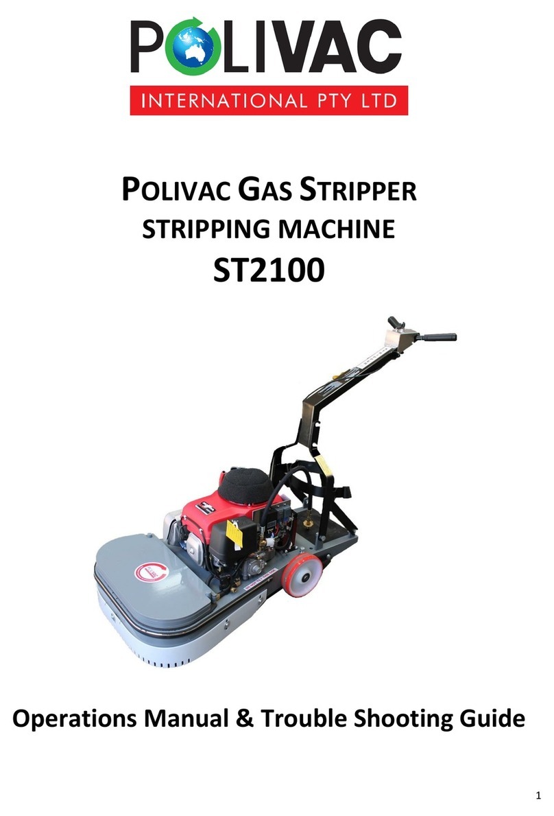 Polivac ST2100 OPERATIONS MANUAL & TROUBLE SHOOTING GUIDE