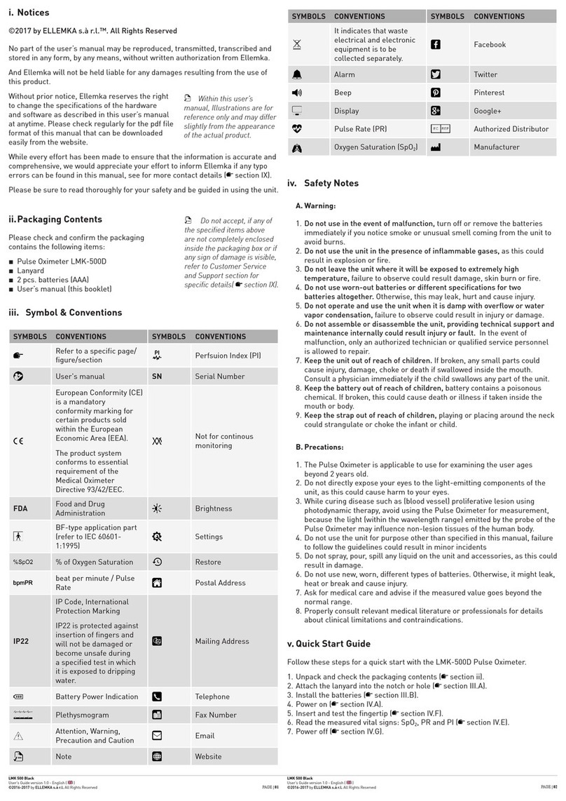 ellemka LMK-500D user manual