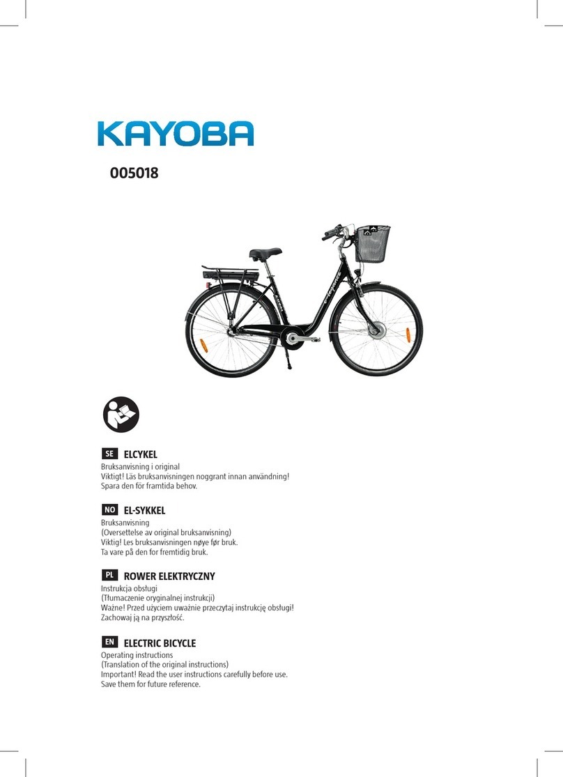 Kayoba 005018 operating instructions