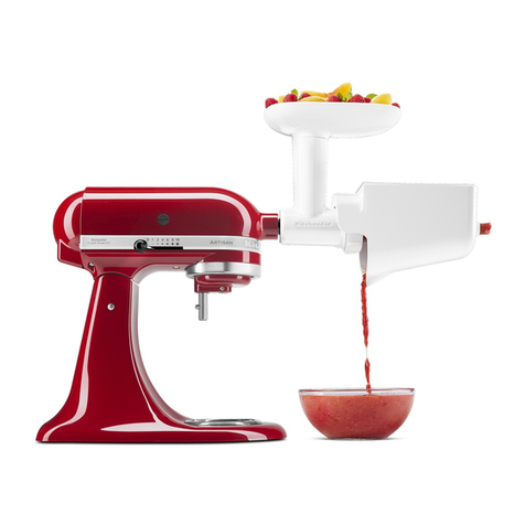 KitchenAid 5KSMFVSP Use & care manual