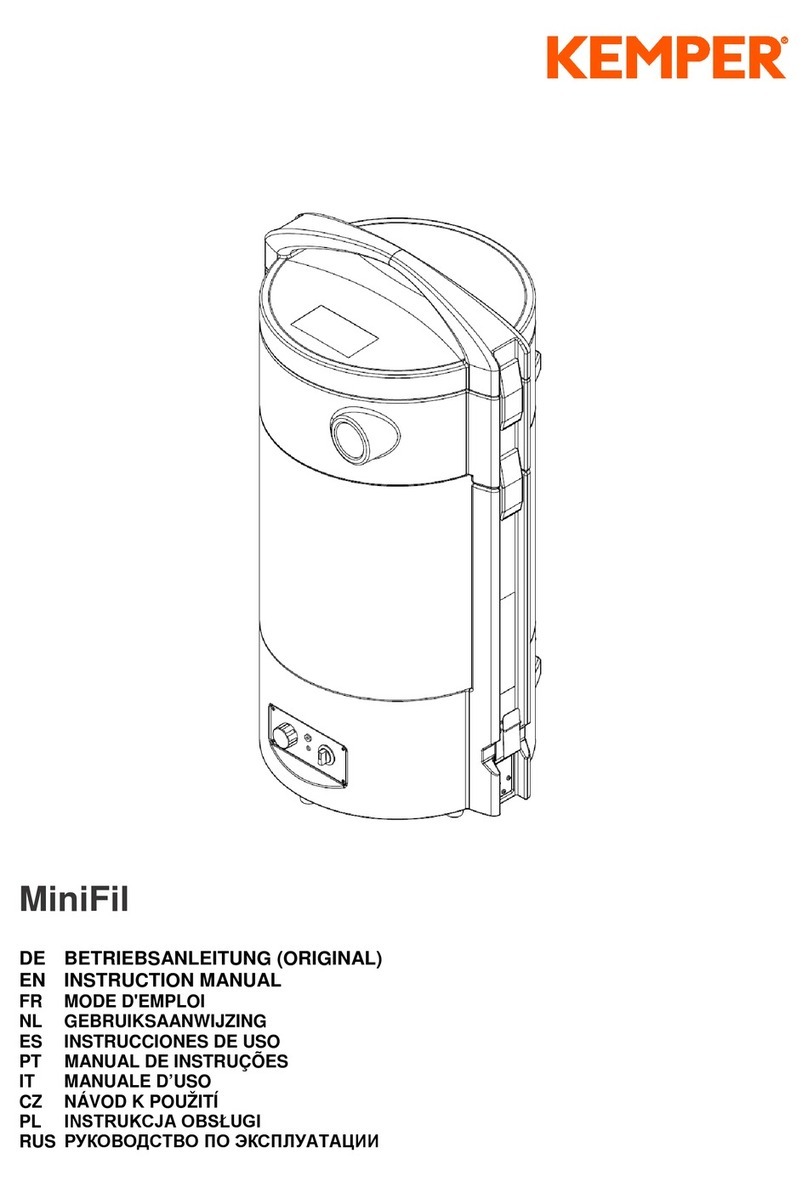 Kemper MiniFil User manual