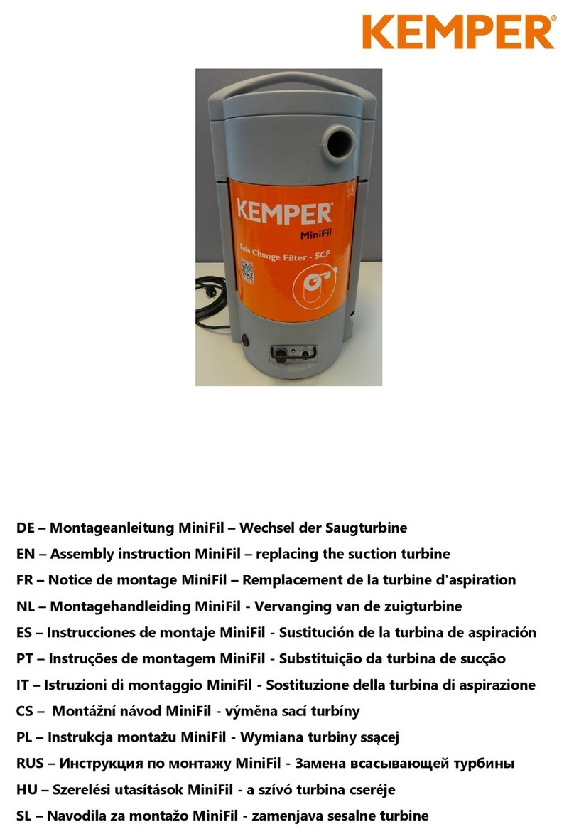 Kemper MiniFil User manual