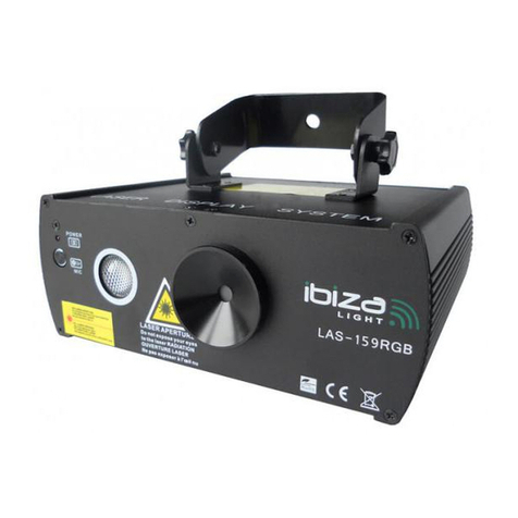 Ibiza LAS-159RGB instruction manual