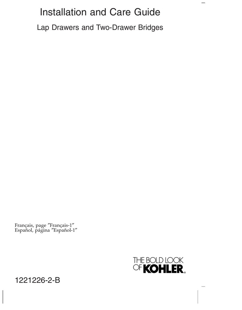 Kohler 1221226-2-B Assembly instructions