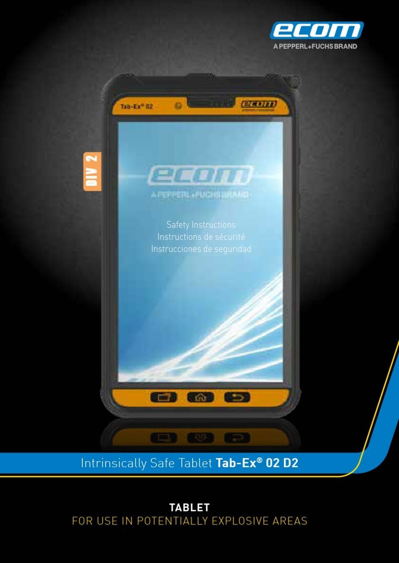 Pepperl+Fuchs ecom Tab-Ex 02 D2 manual
