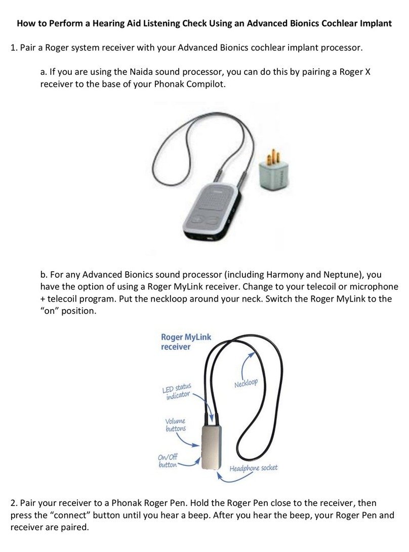 Phonak Roger Pen User manual