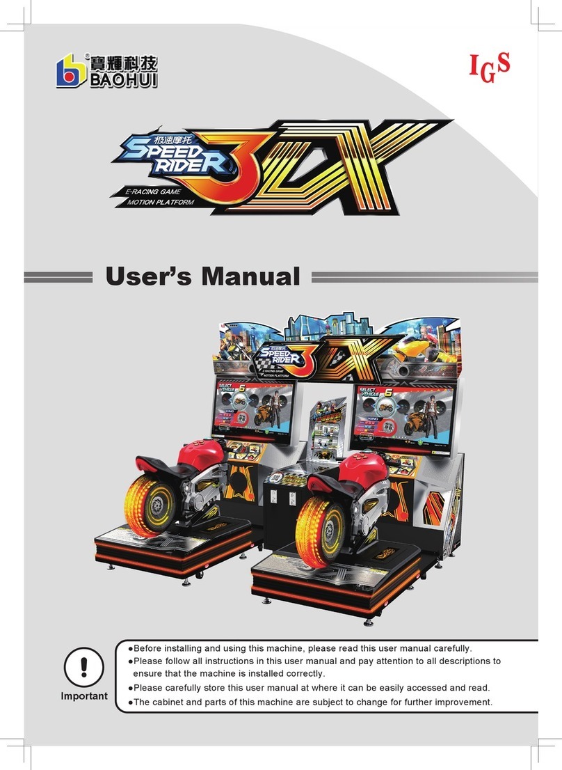 Baohui IGS Speed rider 3DX user manual Baohui IGS Speed rider 3DX user manual
