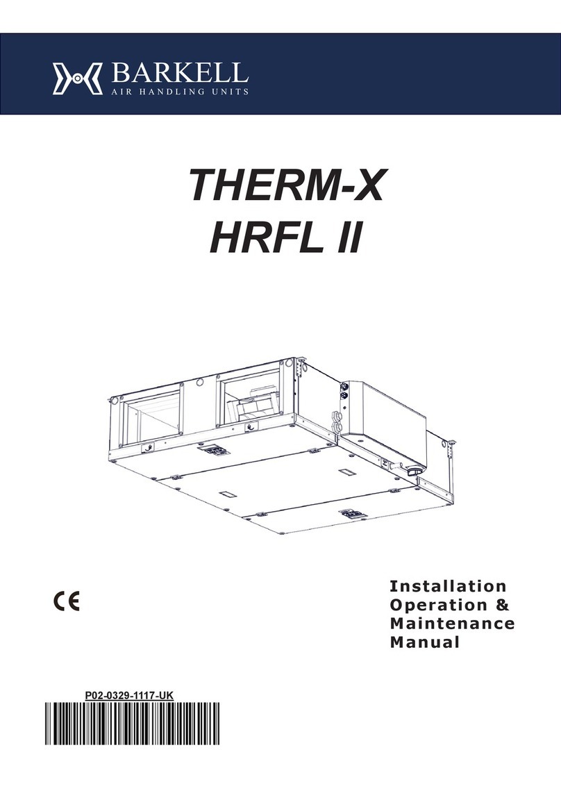 Barkell THERM-X HRFL II Installation, operation & maintenance manual
