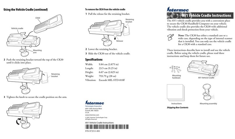 Intermec AV1 User manual Intermec AV1 User manual