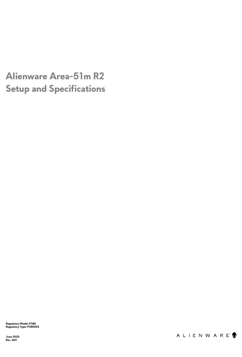Dell Alienware Area-51m R2 Operation and maintenance manual