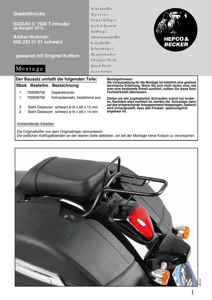 hepco & becker 650.333 01 01 Assembling instructions