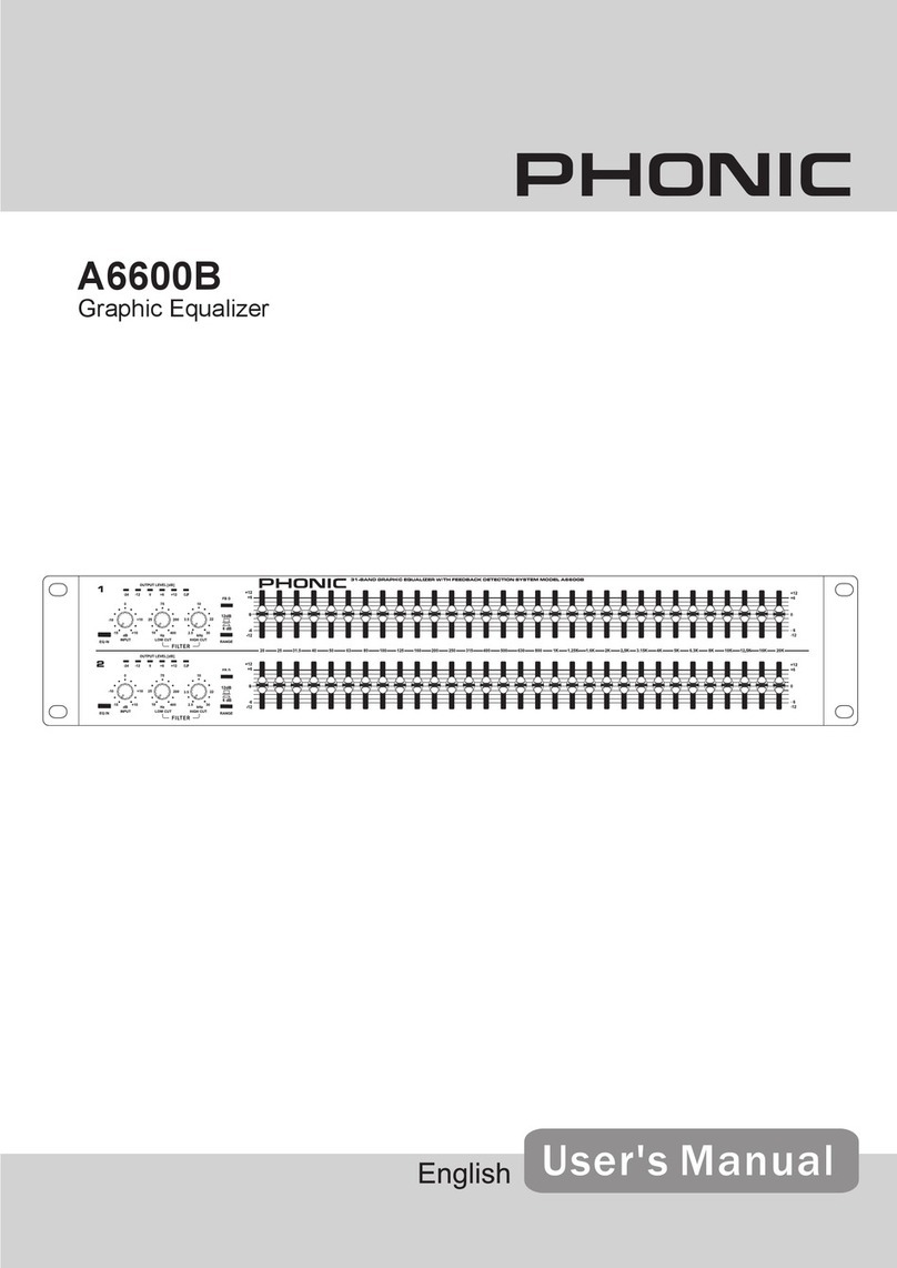 Phonic A6600B user manual