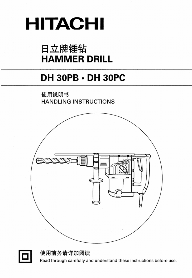 Hitachi DH 30PB Handling instructions
