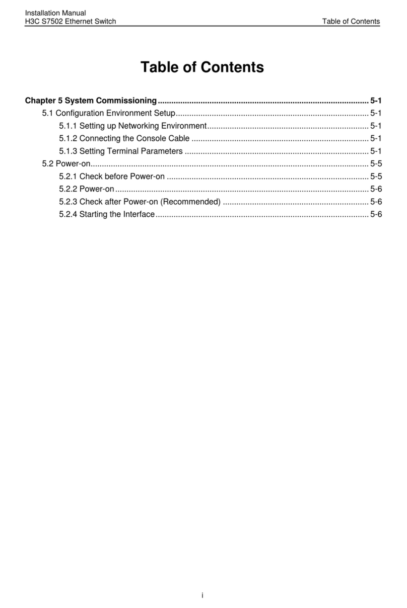 H3C S7502 installation manual