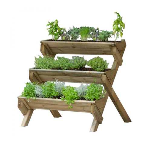 Zest 4 Leisure Stepped Herb Planter User manual Zest 4 Leisure Stepped Herb Planter User manual