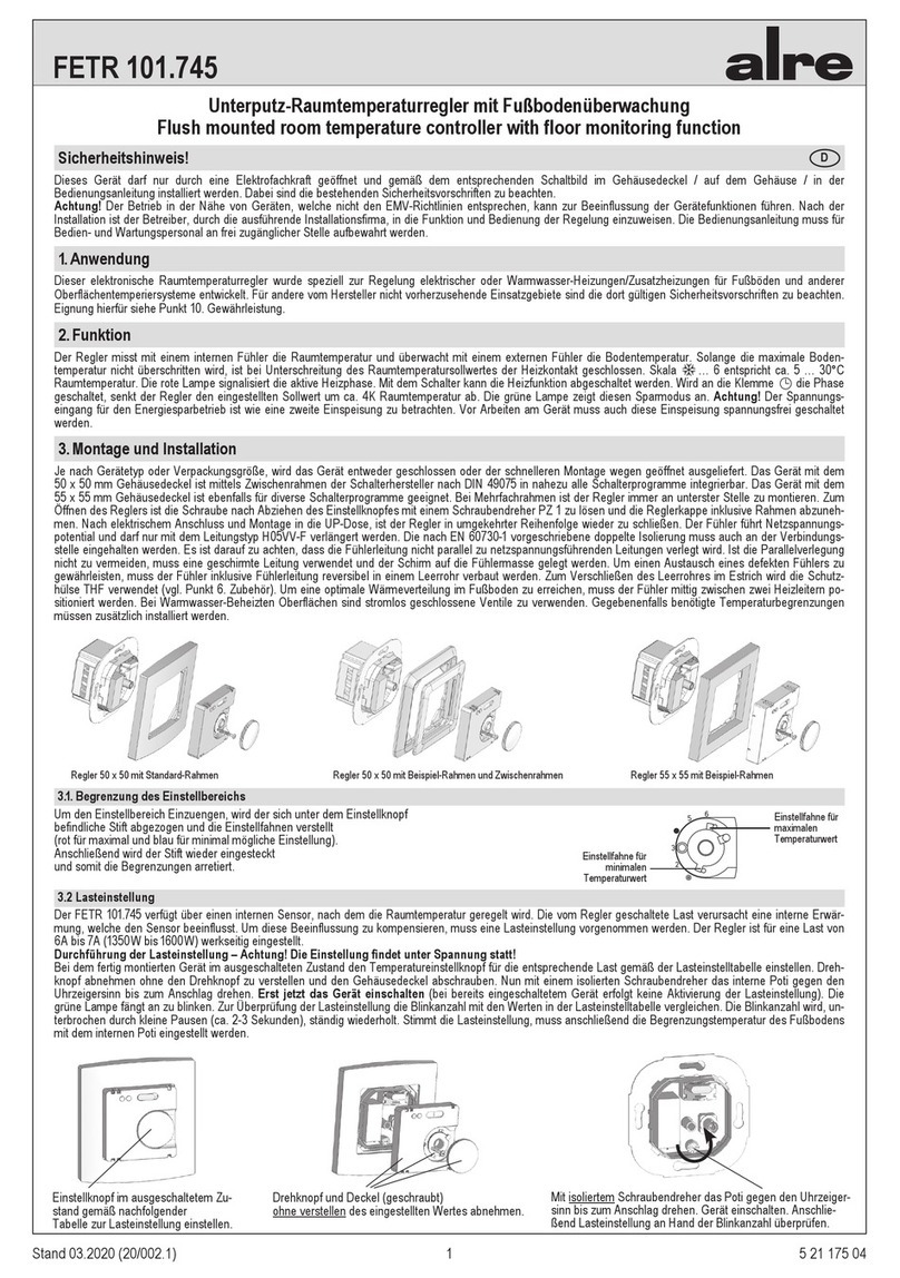 alre FETR 101.745 manual
