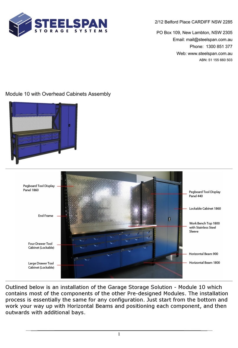 STEELSPAN STORAGE SYSTEM Module 10 instructions STEELSPAN STORAGE SYSTEM Module 10 instructions