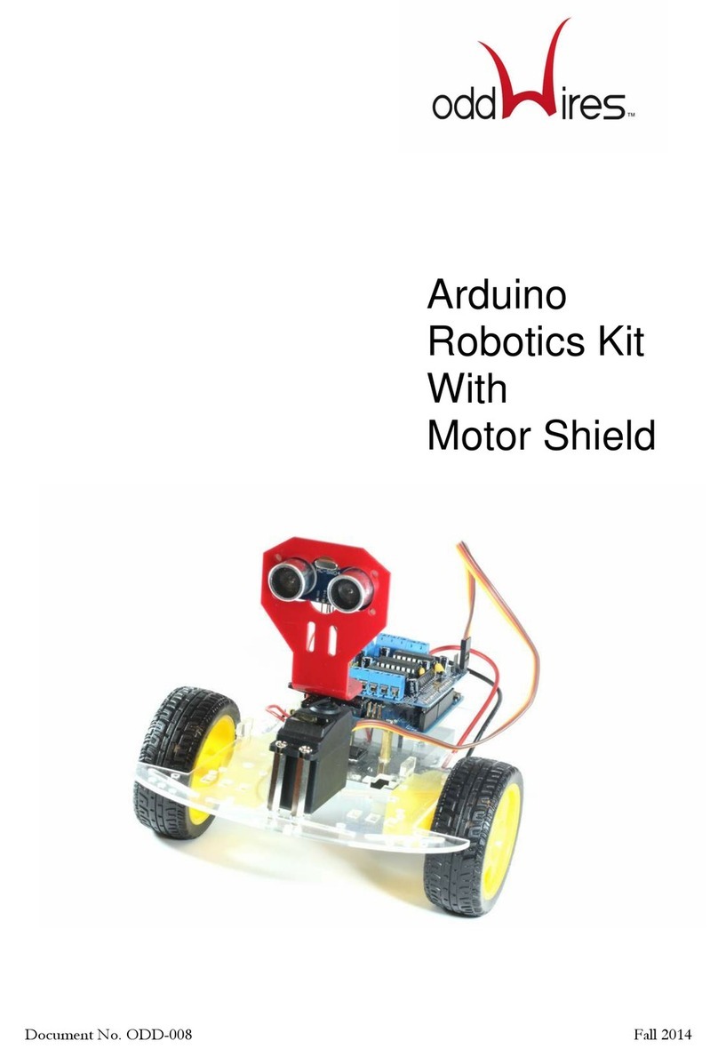 oddWires Arduino Robotics Kit With Motor Shield manual