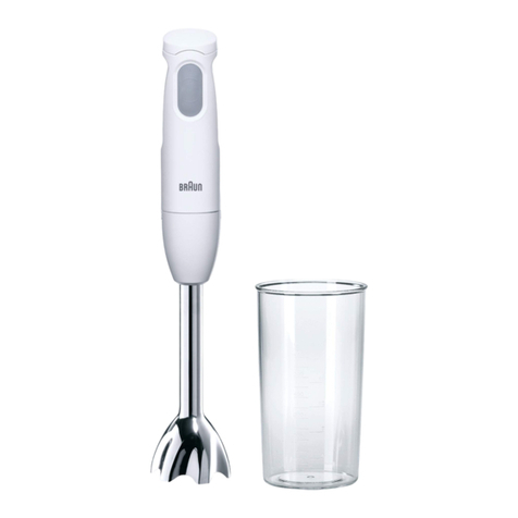 Braun MultiQuick 1 MQ 100 Curry manual