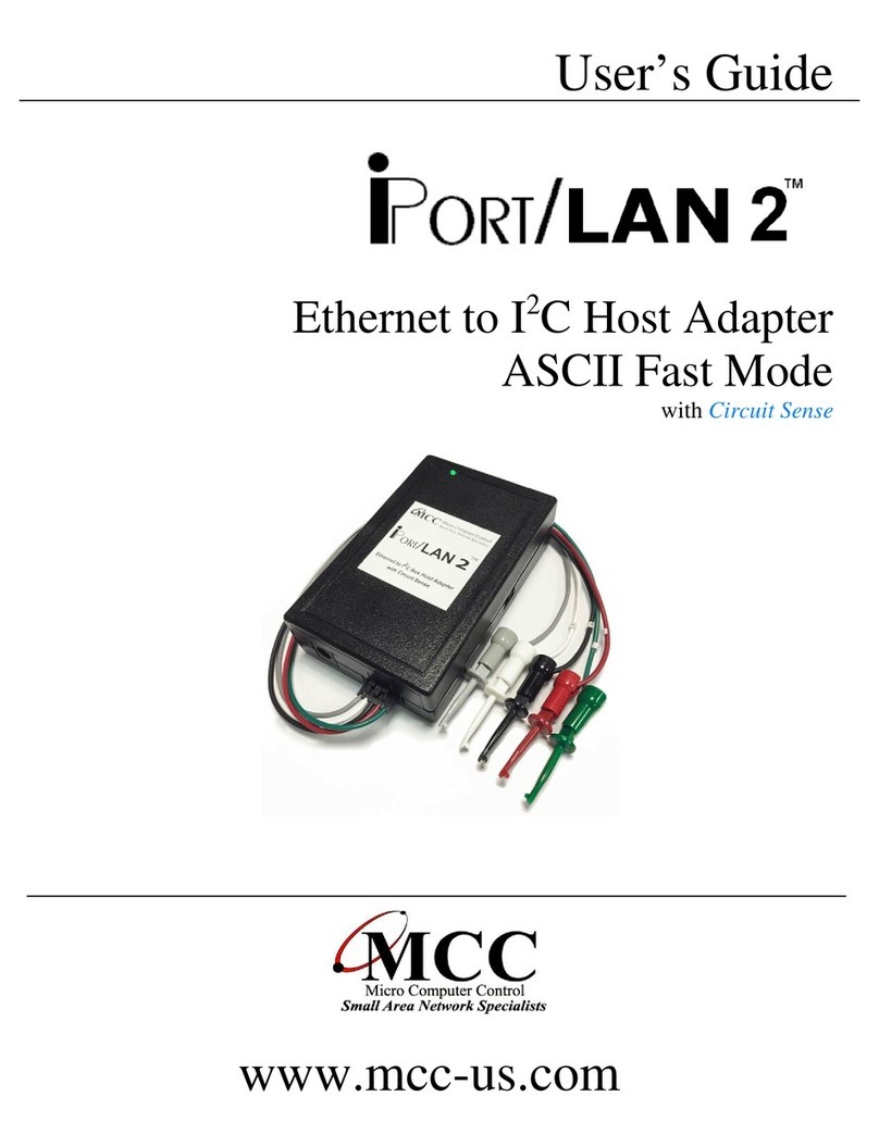 MCC iPort/LAN 2 user guide