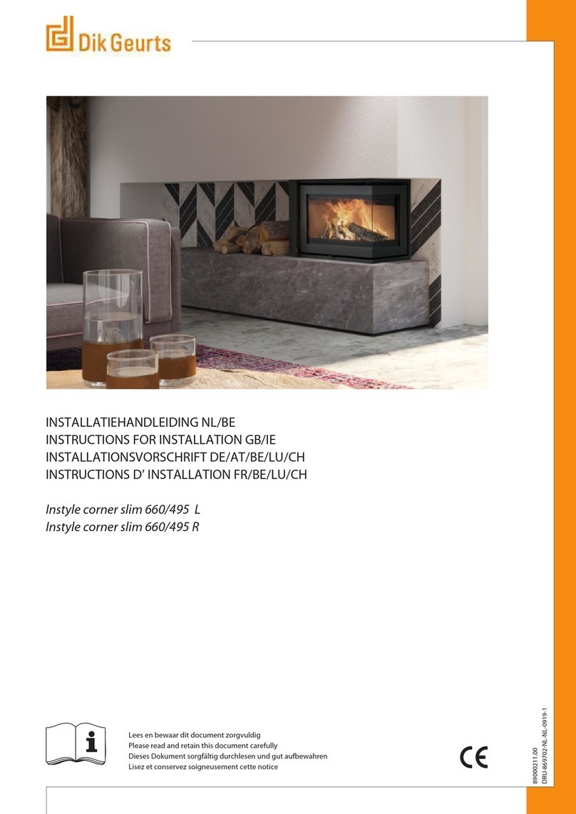 Dik Geurts Instyle corner slim 660/495 L Instructions for installation