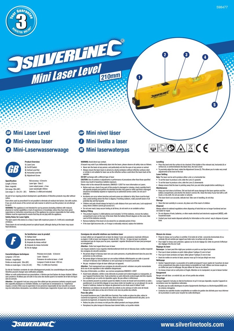 Silverline 598477 quick start guide