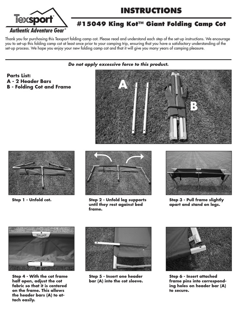 Texsport King Kot 15049 instructions