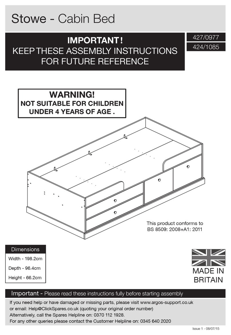 Argos Stowe 427/0977 Assembly instructions