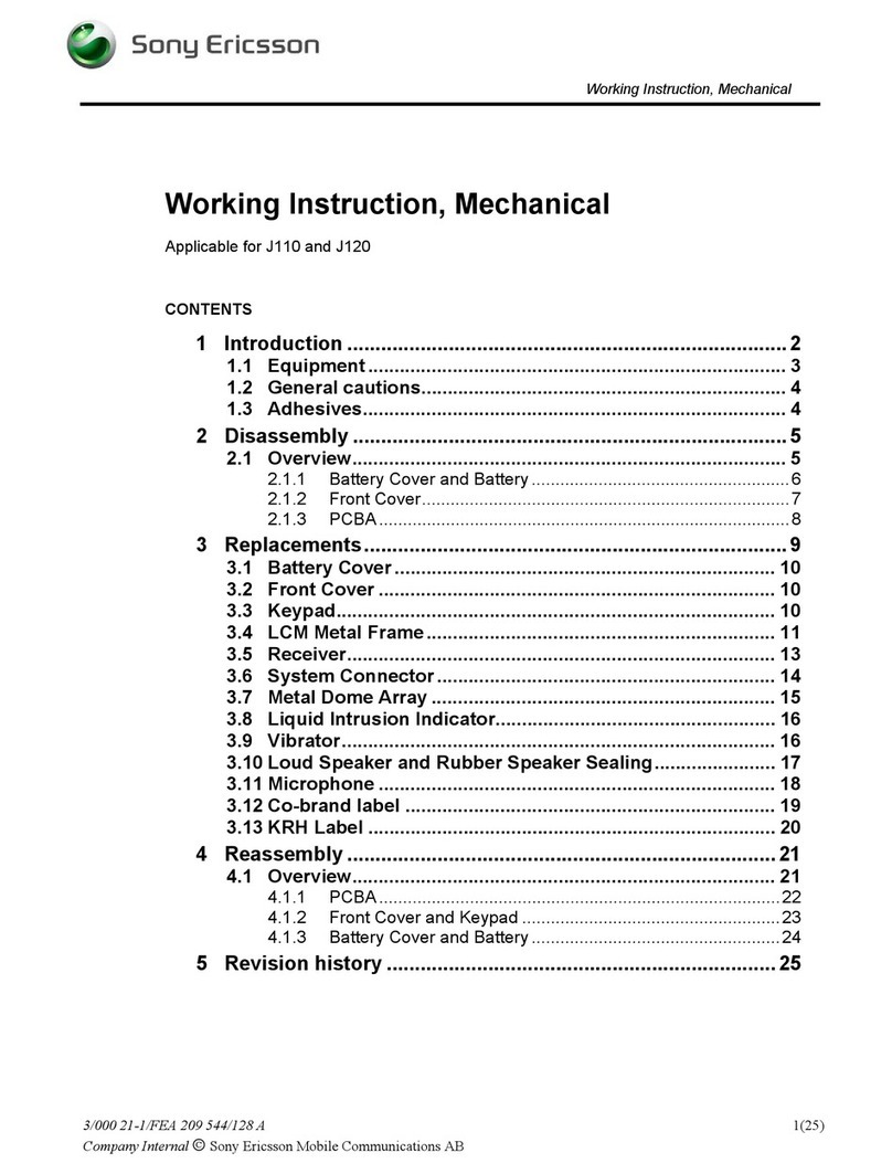 Sony Ericsson J110 User manual