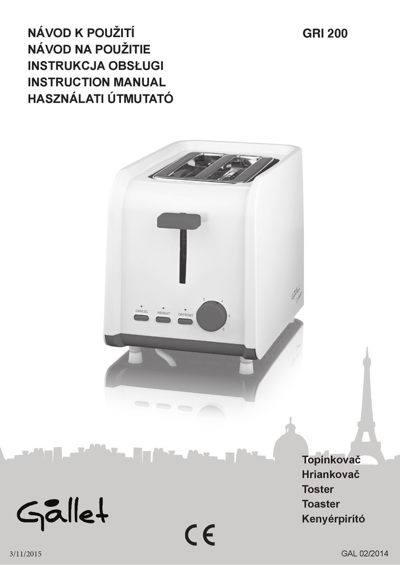 Gallet GRI 200 instruction manual