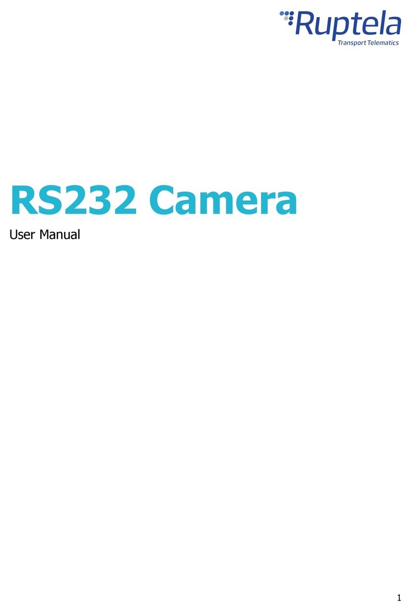 RUPTELA RS232 Camera user manual