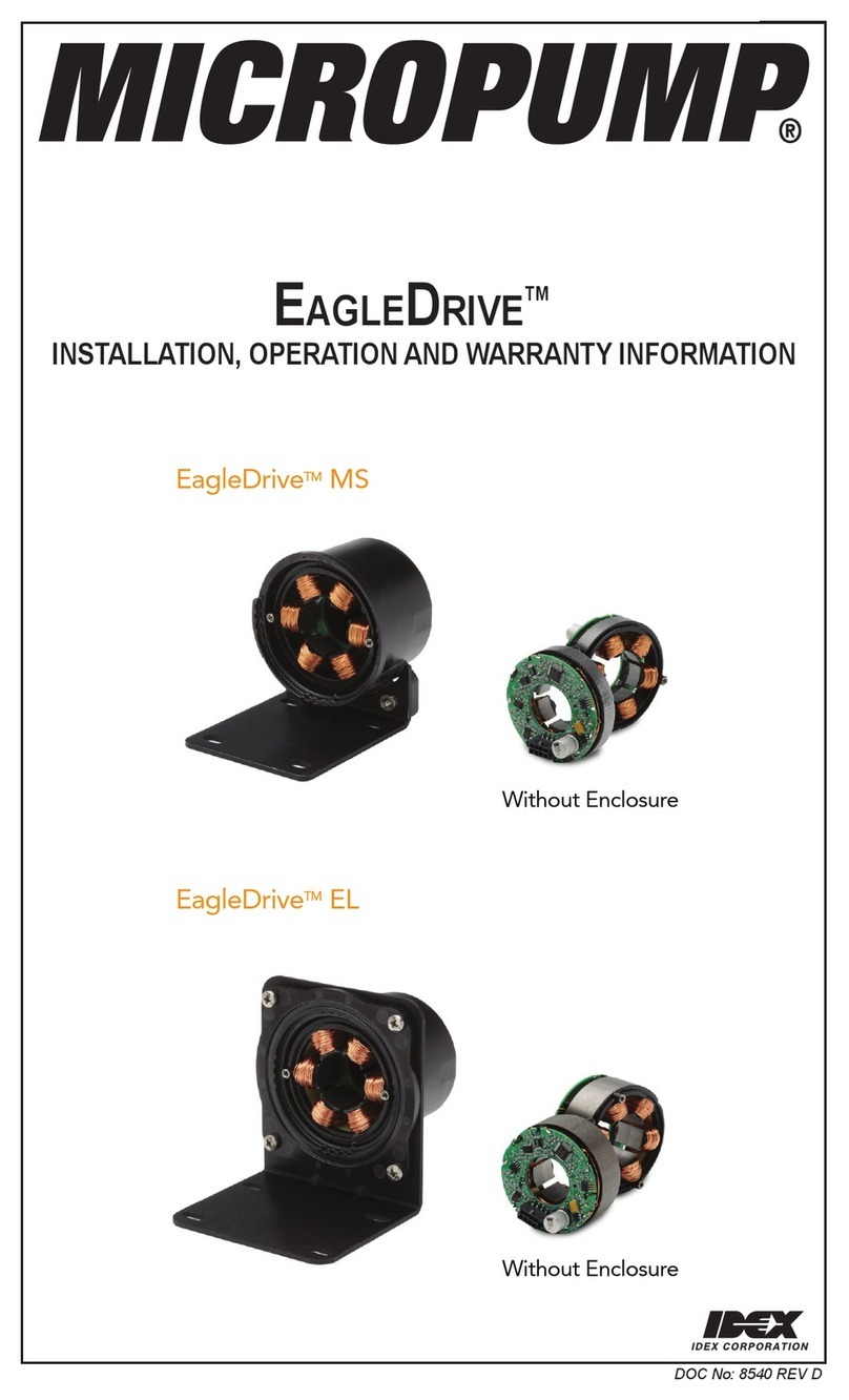 Idex MICROPUMP EagleDrive MS Instruction Manual