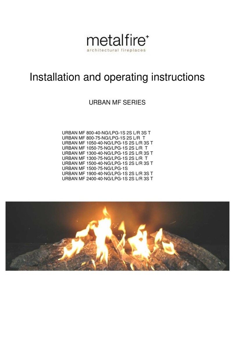 Metalfire URBAN MF Series User manual