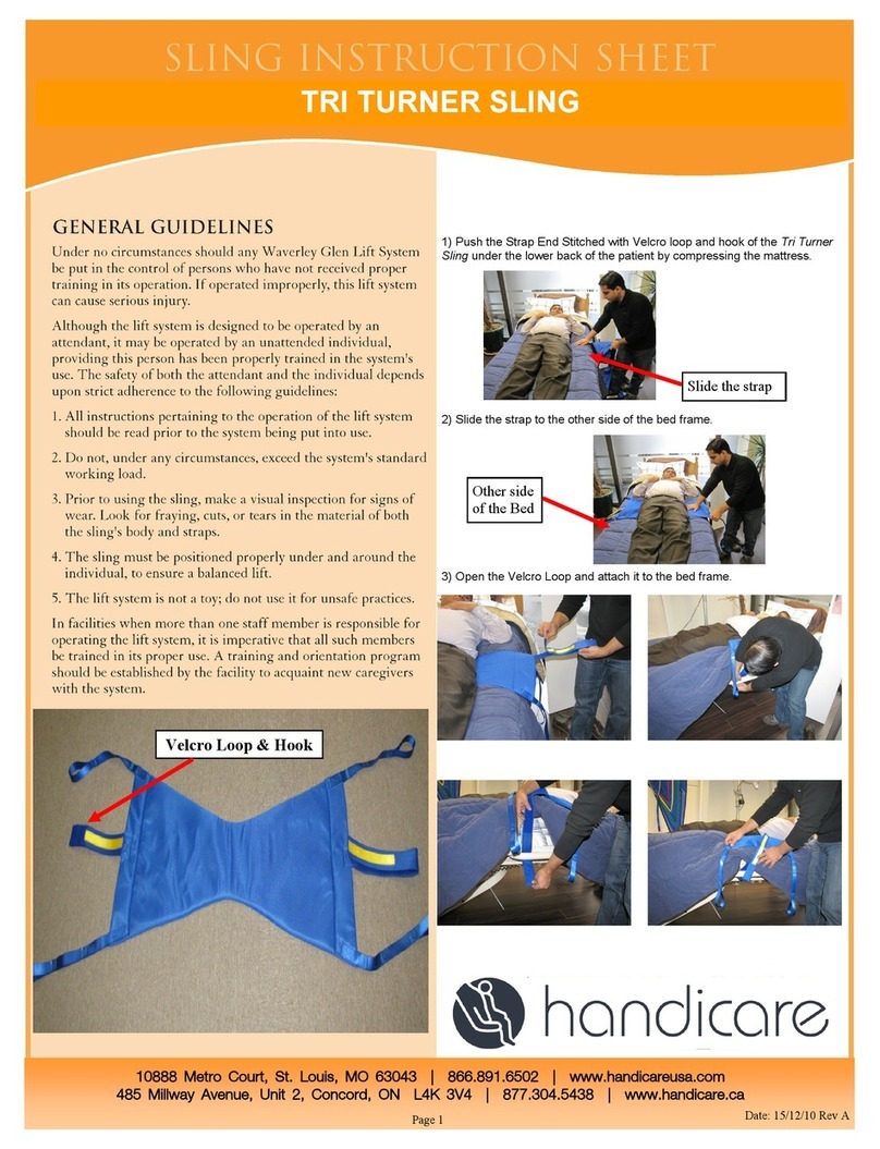 Handicare TRI TURNER User manual