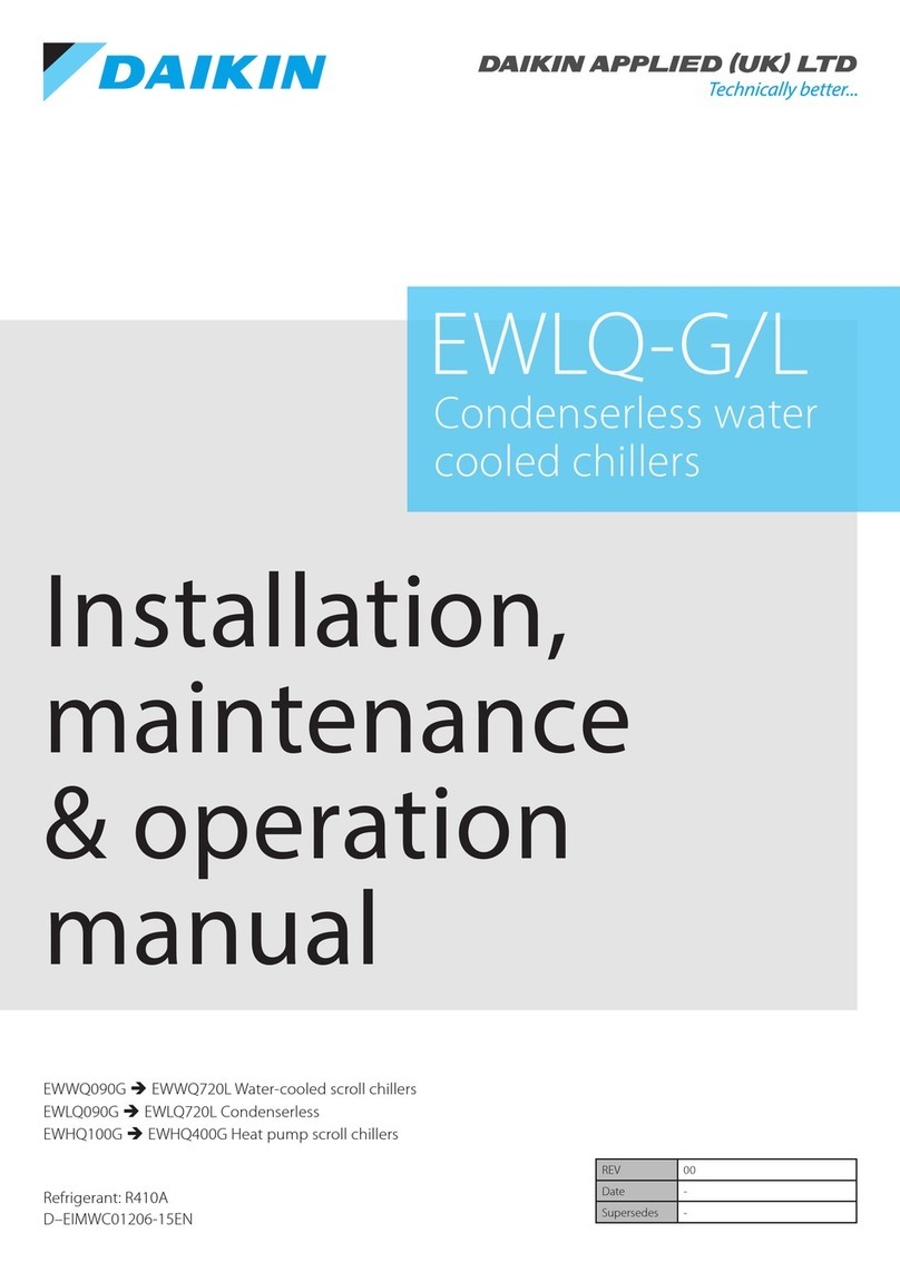 Daikin EWLQ Series Operating and maintenance manual