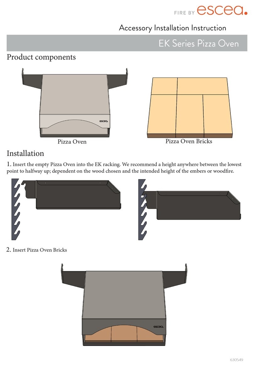 Escea EK Series Installation instruction