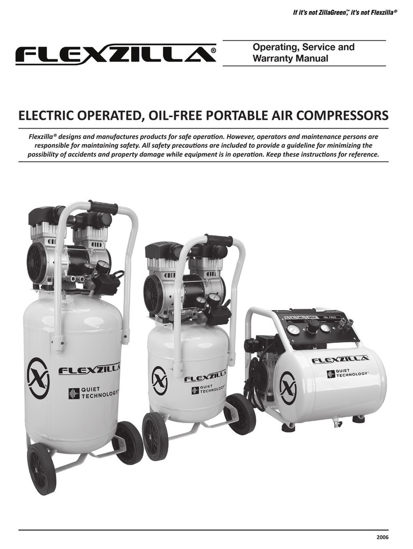 Flexzilla CF10050F Operating, Service and Warranty Manual