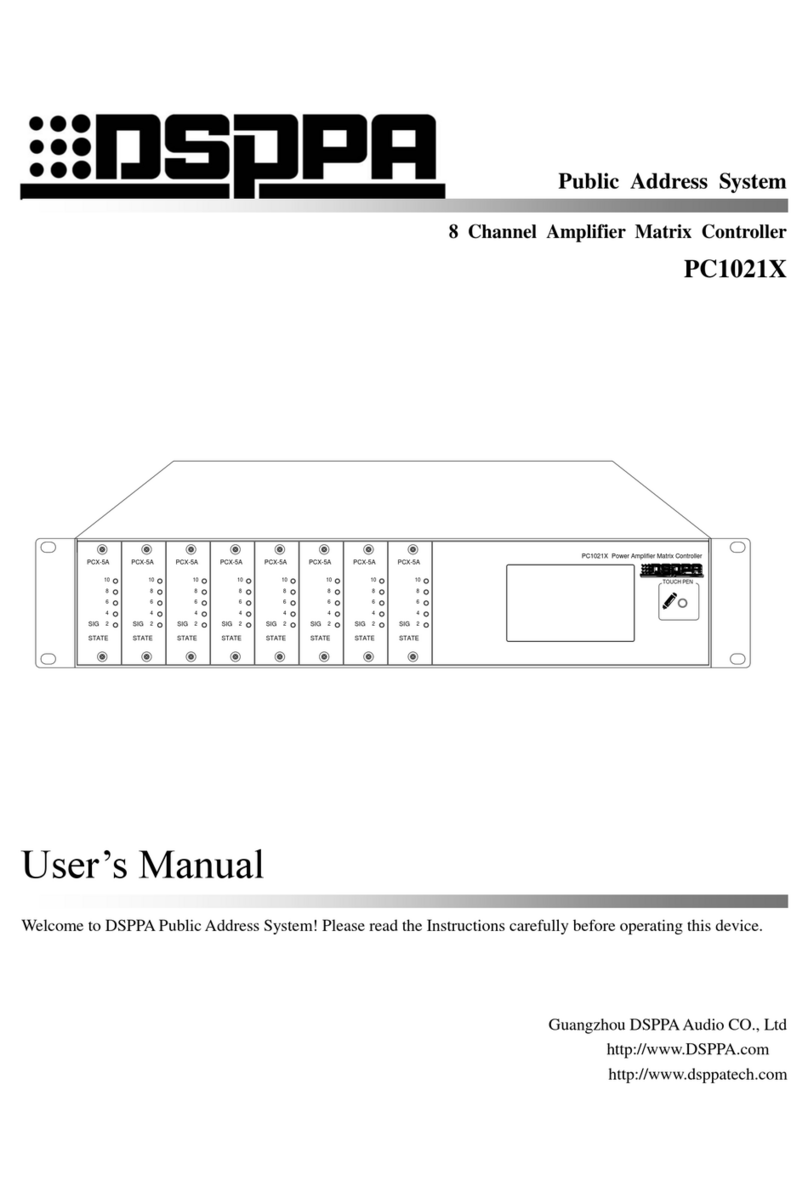 DSPPA PC1021X User manual