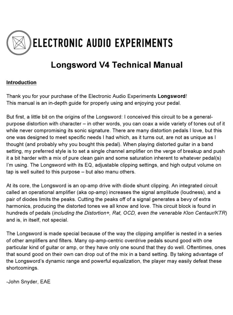Electronic Audio Experiments Longsword V4 Technical manual