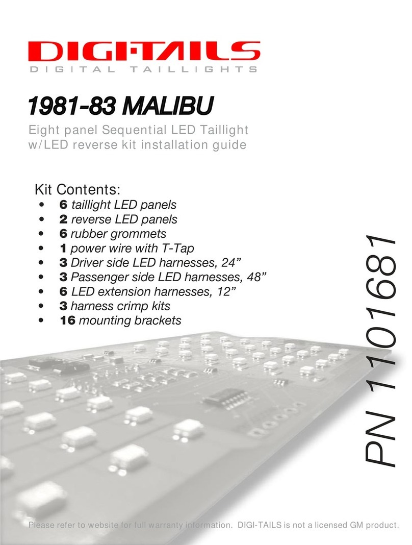 Digi-tails 1981-83 MALIBU installation guide