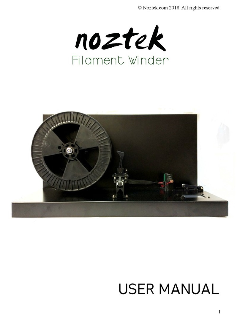 Noztek Filament Winder User manual