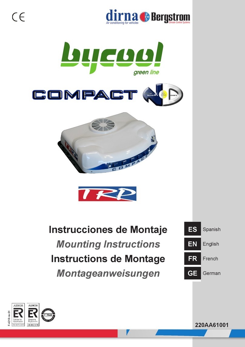 dirna Bergstrom Bycool Compact Series User manual