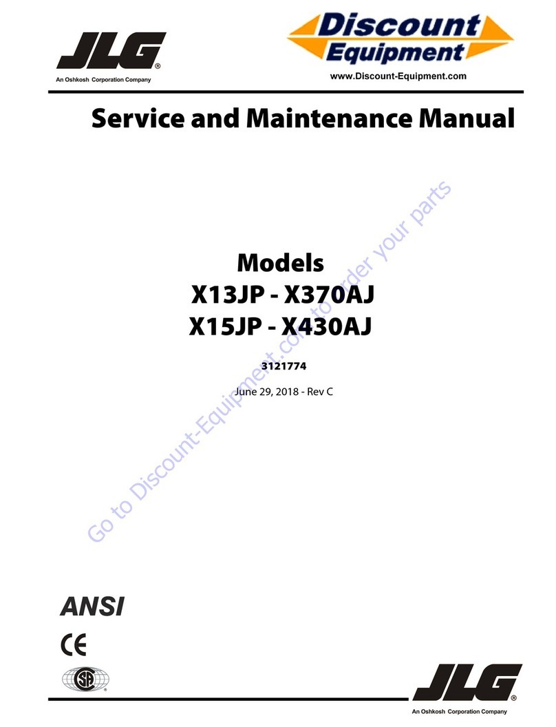 JLG X13JP-X370AJ Installation and user guide