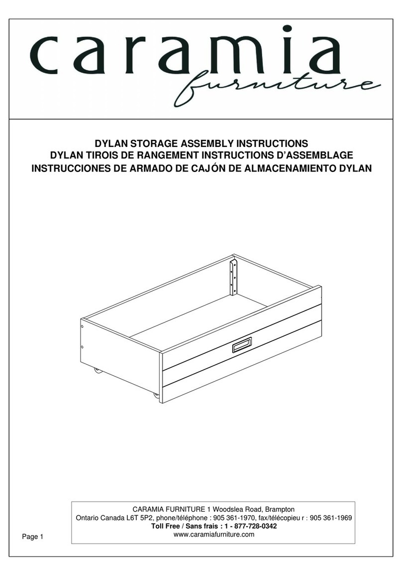 caramia furniture DYLAN Assembly instructions