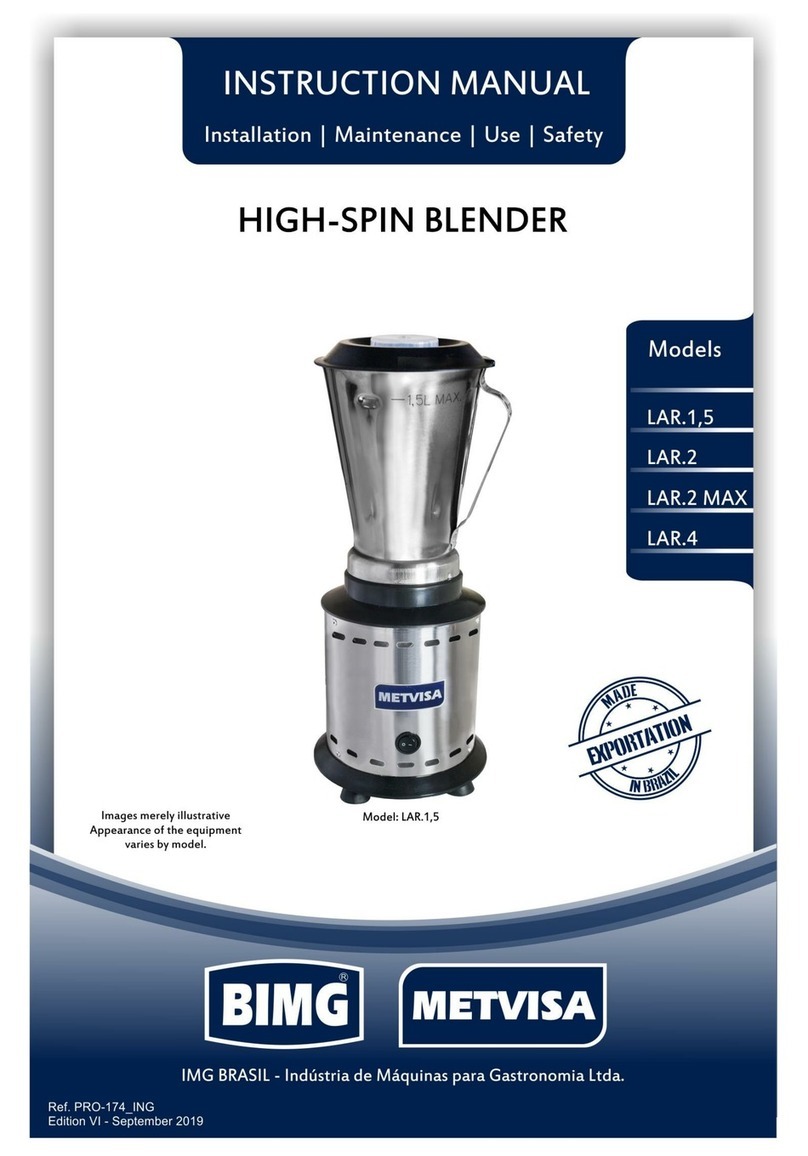 METVISA BIMG LAR.1,5 User manual