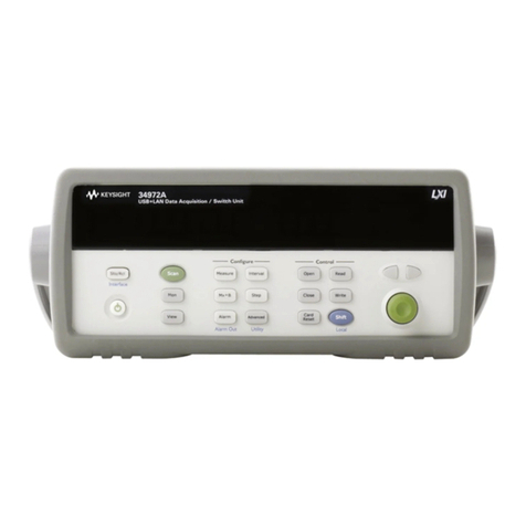 Keysight Technologies 34972A User manual
