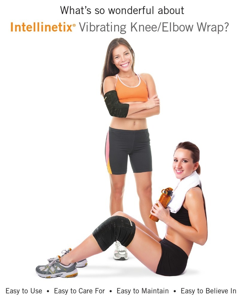 BROWNMED Intellinetix Vibrating Knee/Elbow Wrap manual