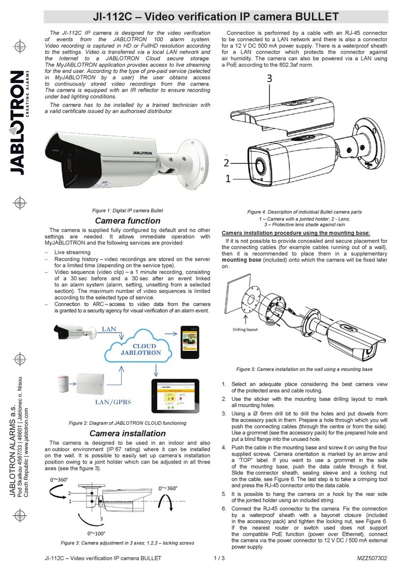 jablotron JI-112C quick start guide