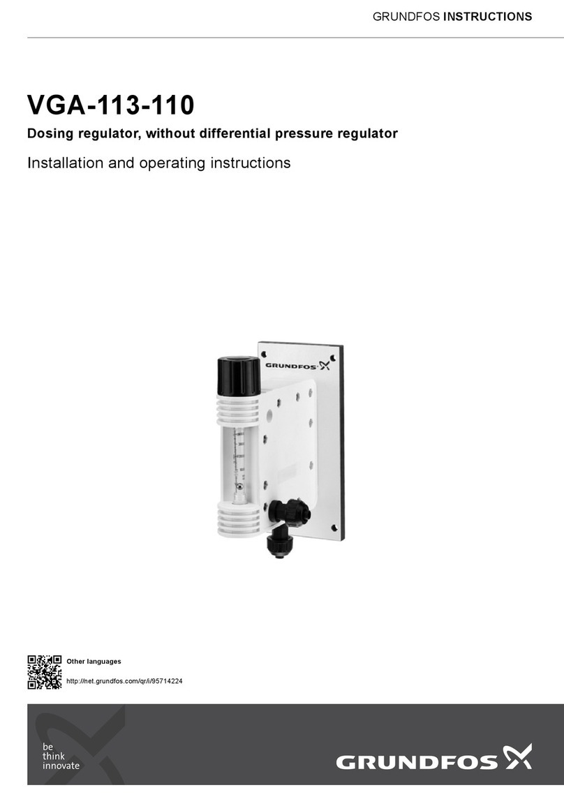 Grundfos VGA-113-110 User manual