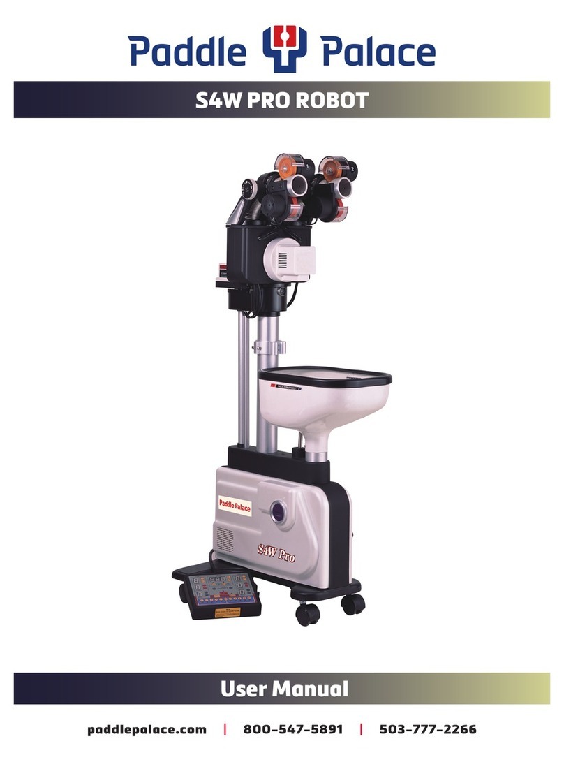 Paddle Palace S4W PRO ROBOT user manual